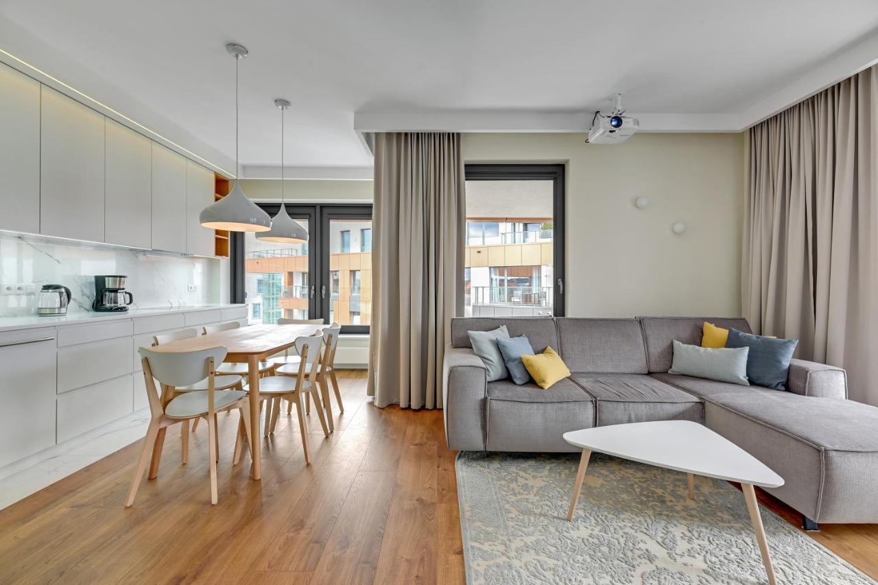 Premium Family & Business Old Town Riverside Apartment With Parking Гданськ Екстер'єр фото